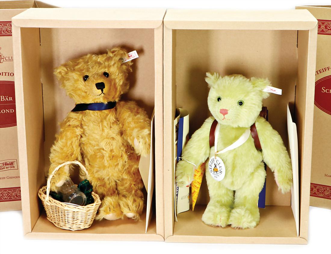 STEIFF 2 Bären, Club-Editionen, 1x Picknick-Bär, (1 of 1)