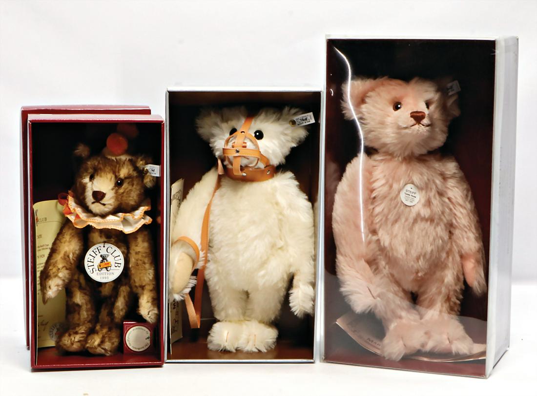 STEIFF 3 Teile, Replica, Teddy-Clown, 1928, gespitzt, (1 of 1)
