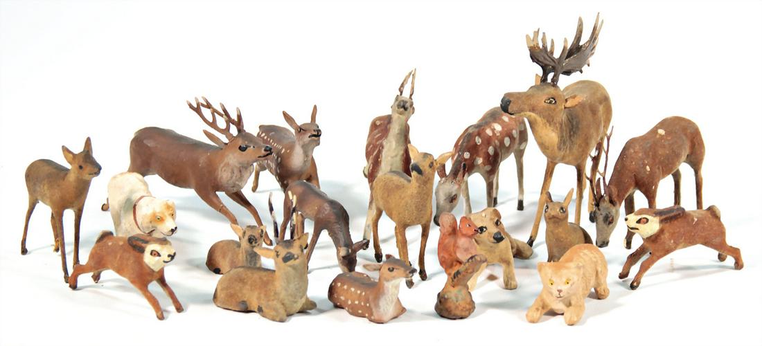 Konv. Masse-Tiere, teils Tuchstaub, Wildtiere, 1 Hund,: Konv. Masse-Tiere, teils Tuchstaub, Wildtiere, 1 Hund, guter Zust. German Description Konv. Masse-Tiere, teils Tuchstaub, Wildtiere, 1 Hund, guter Zust.