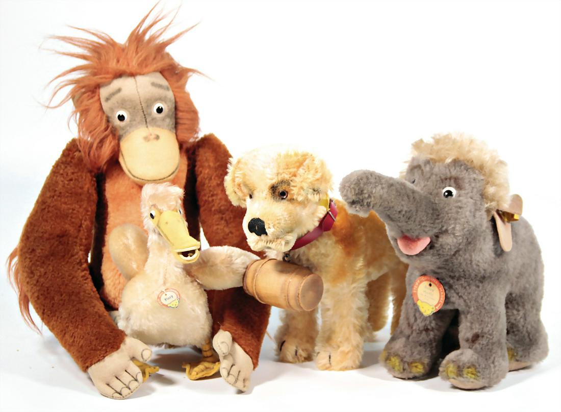 STEIFF Konv. Nachkrieg, Hathi, Baby-Elefant, kompl., (1 of 1)