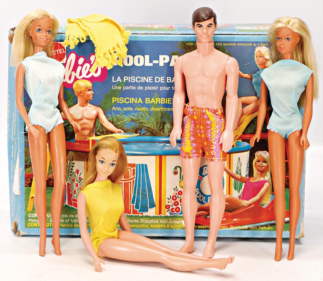 swimming barbie