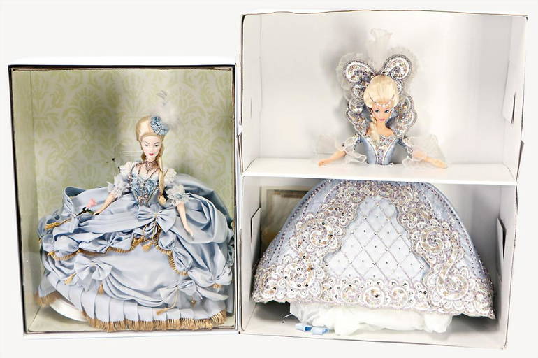 Mattel 2x Barbie, 1x ?madame Du Barbie? Von Bob Mackie,