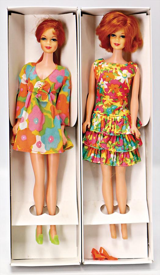 MATTEL 2x Stacey TNT, bentable legs, rothaarig, 1x  in (1 of 1)