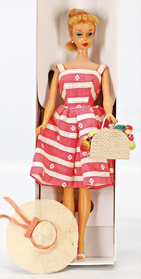 MATTEL Ponytail Barbie Nr. 4, Oily Face, rothaarig, (1 of 1)