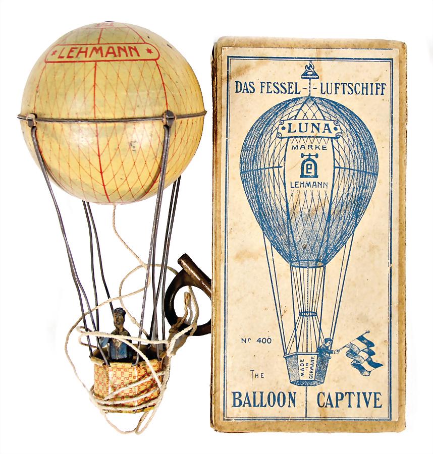 LEHMANN captive airship, Luna 400, sheet metal, (1 of 1)