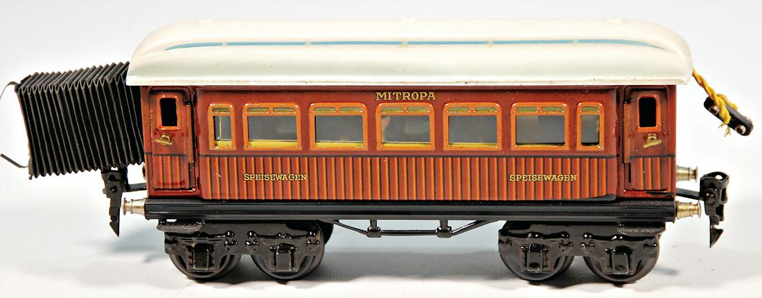 MäRKLIN track 0, 4-axled dining car, Mitropa, teak (1 of 1)