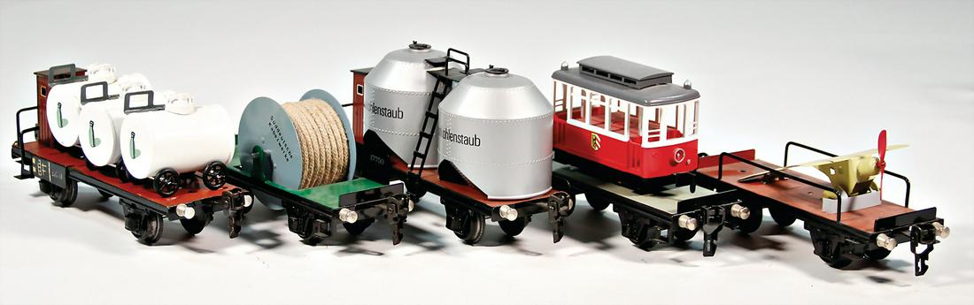 5 pieces, freight waggon, track 0, HEHR and other (1 of 1)