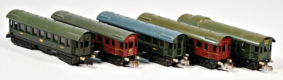 MäRKLIN H0, 5 pieces,  4x 4-axled passenger coach, 342, (1 of 1)