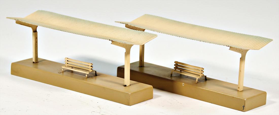 MÄRKLIN 2 pieces, platform roof, suitable for track 00, (1 of 1)