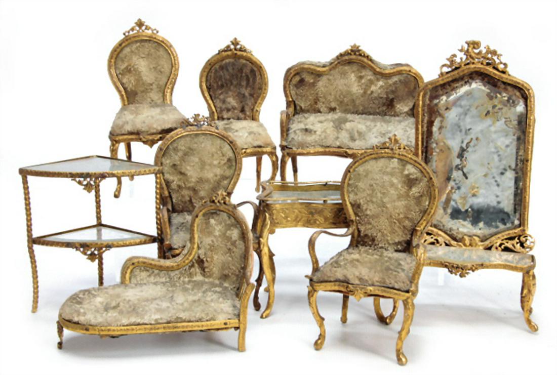 exceptional dollhouse furniture program, brass, gilded, (1 of 1)