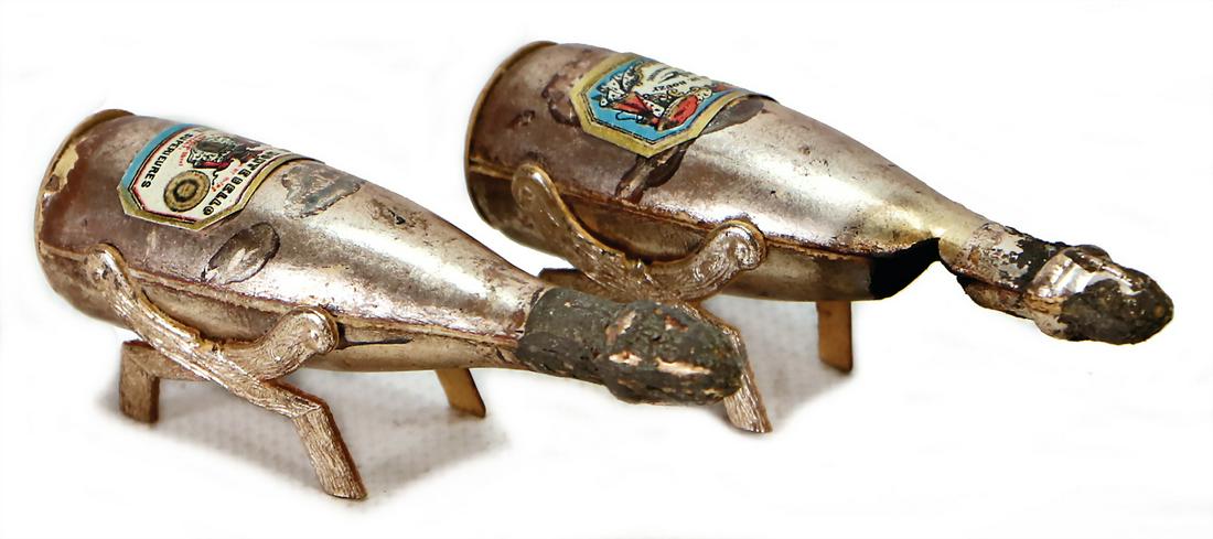 DRESDEN CARDBOARD Christmas tree decoration, 2 pieces, (1 of 1)