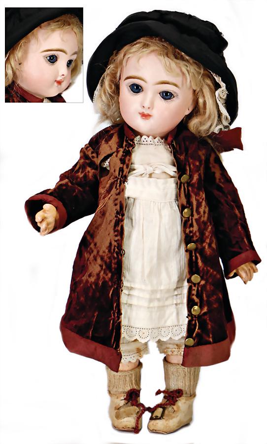 BEBE FRANCAISE bisque porcelain socket head, French (1 of 1)