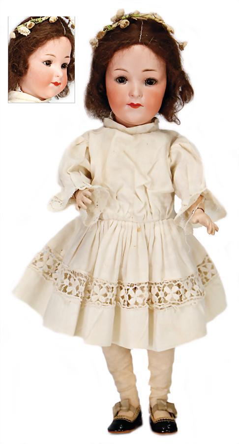 ARMAND MARSEILLES bisque porcelain socket head, (1 of 1)