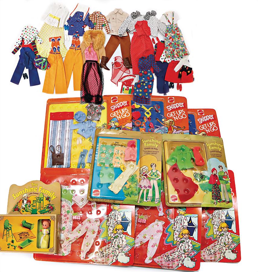 Einige Teile Sunshine Family, Skipper, orig. verpackt,: Einige Teile Sunshine Family, Skipper, orig. verpackt, dazu Einzelteile u. Zubehör, reichh. bitte besichtigen, unsortiert