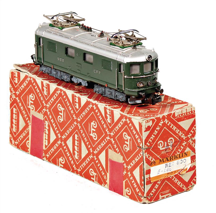 MÄRKLIN H0, RET800 SBB, Schweizer Elektro-Lok, Guss, (1 of 1)