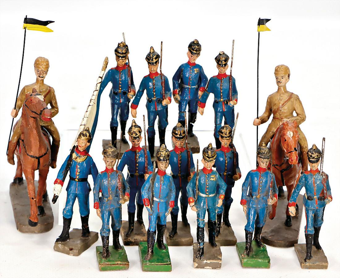 ELASTOLIN Konv. Masse, 1. Weltkrieg, 10 cm Figuren, 12 (1 of 1)