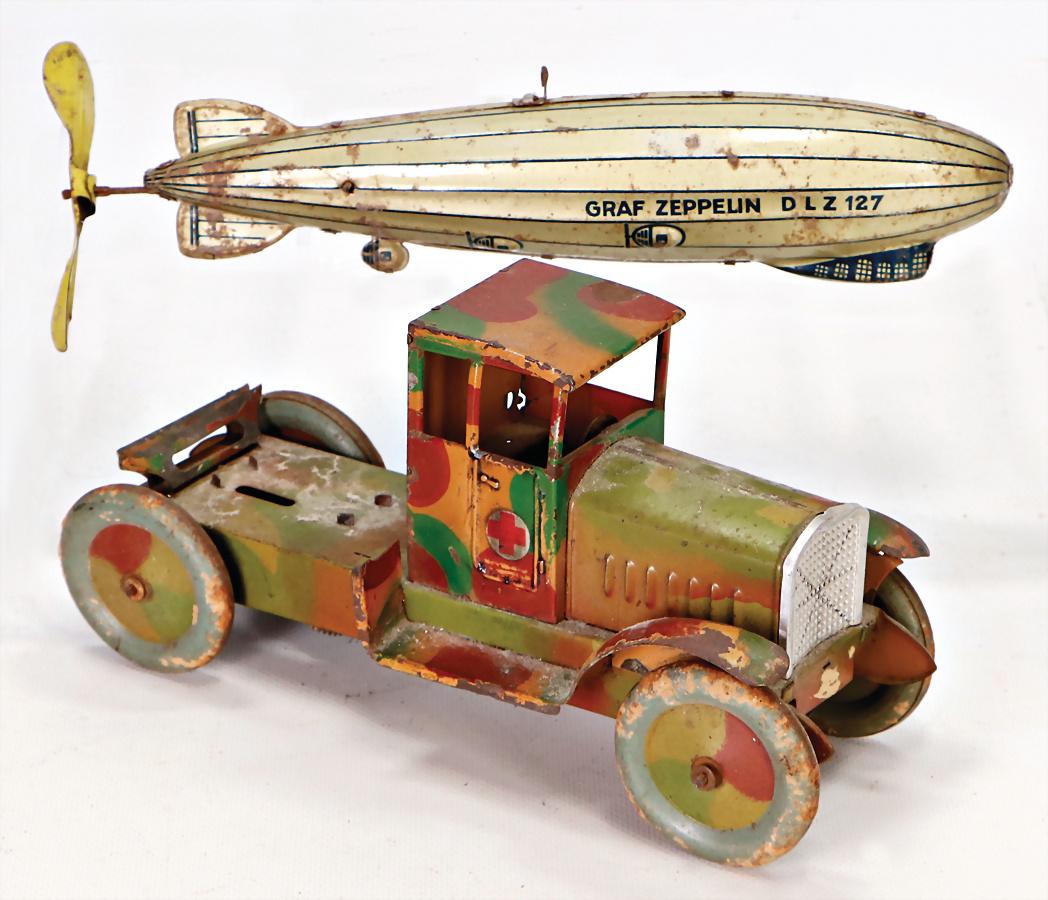 Graf Zeppelin, DLZ 127, 29 cm, 30er Jahre, bespielt, (1 of 1)