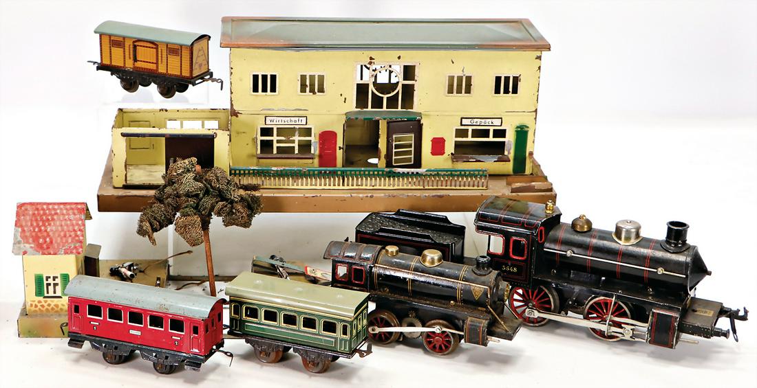 BING Spur 1, Schlepptender-Lok, B, 3548, Feder am (1 of 1)