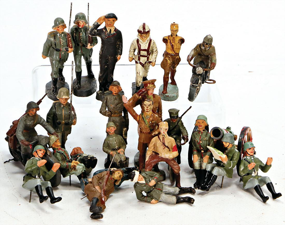 Ca. 30 Teile, ELASTOLIN, u.a., 7 u. 7,5 cm, 2. (1 of 1)