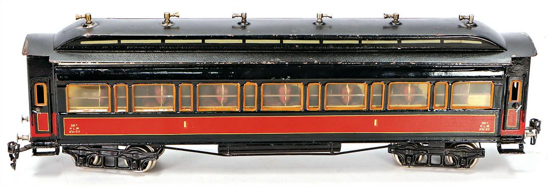 MÄRKLIN Spur 1, PLM, Personenwagen, rot/schwarz, mit (1 of 1)