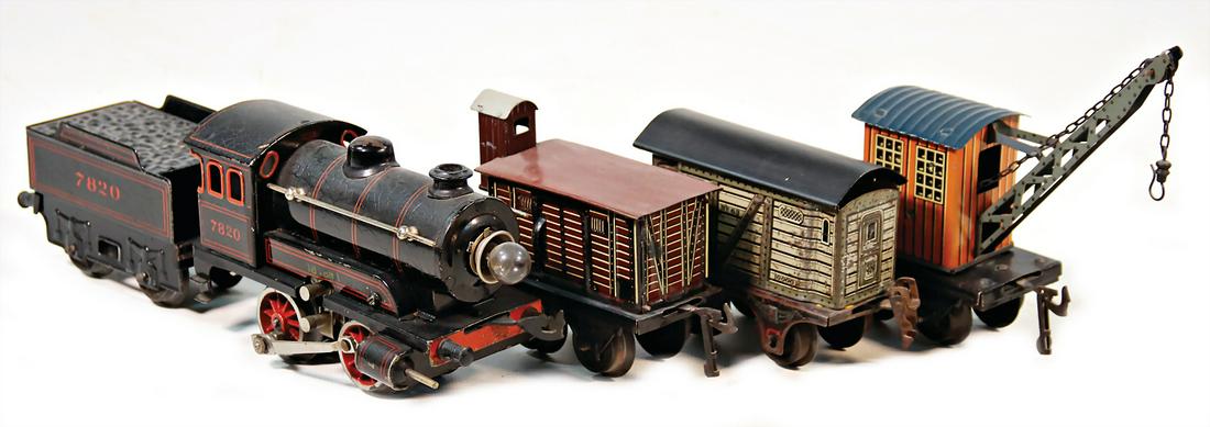 BING tow-tender-locomotive B, #7820, track 0, 18 V, (1 of 1)