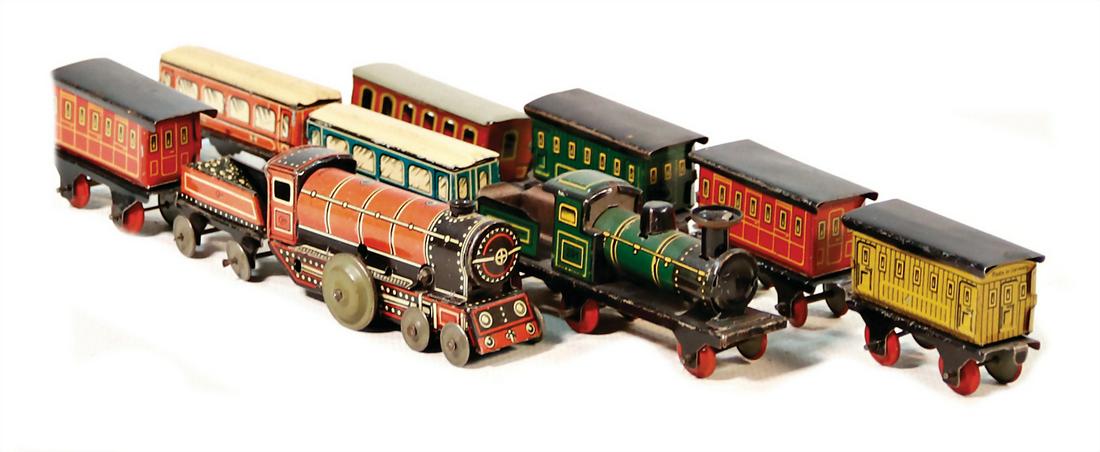 PENNY TOY 2 pieces, railway, train, 1x KELLERMANN, 1x (1 of 1)