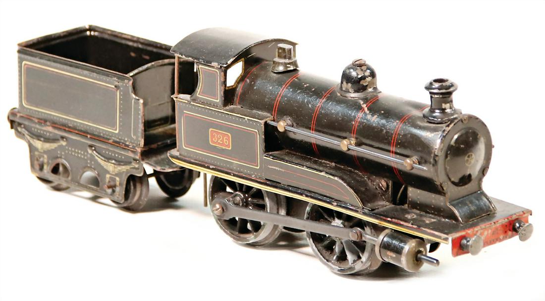 MÄRKLIN track 0, tow-tender-locomotive B, 326, clock (1 of 1)