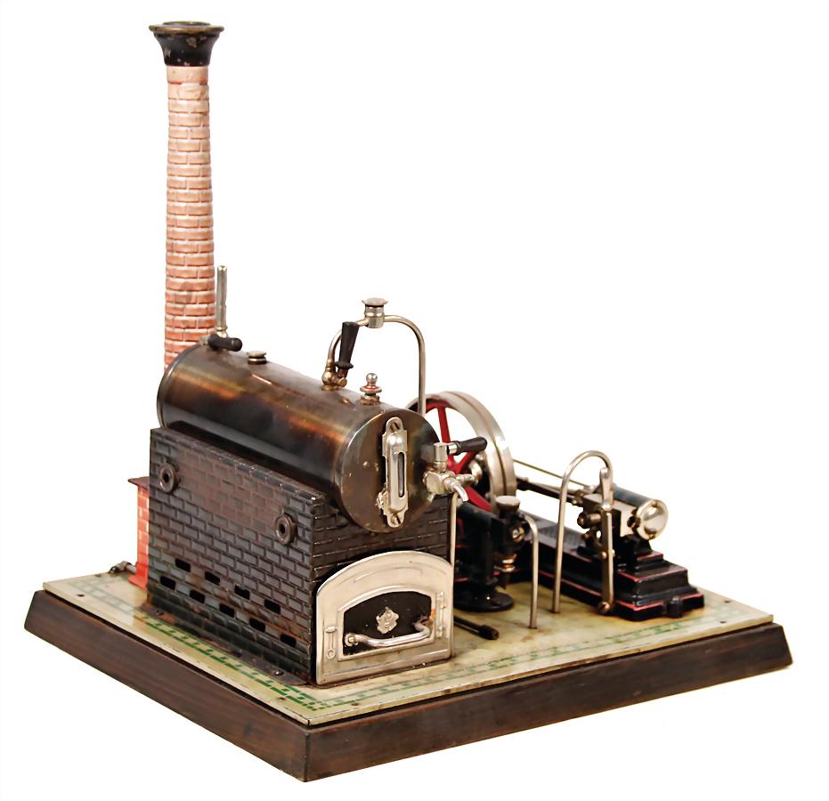 BING steam engine, lying boiler, surface area, sheet (1 of 1)