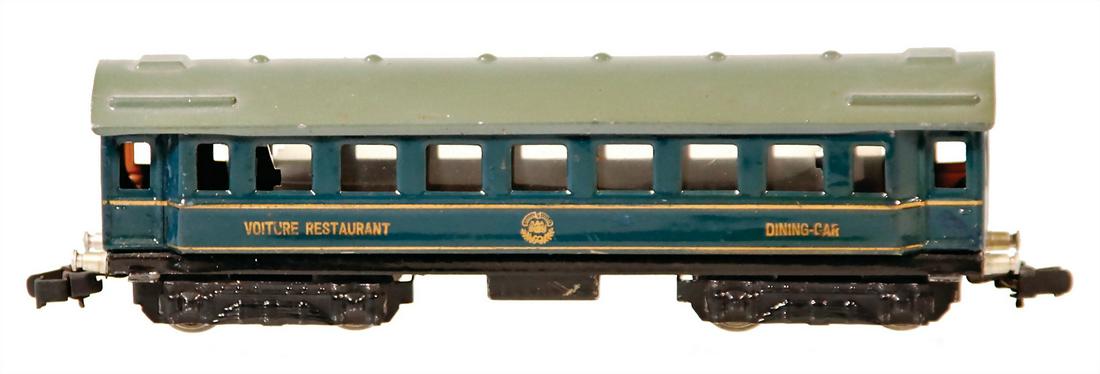 MÄRKLIN 00, 4-axled dining car, Dining-Car, blue, very (1 of 1)