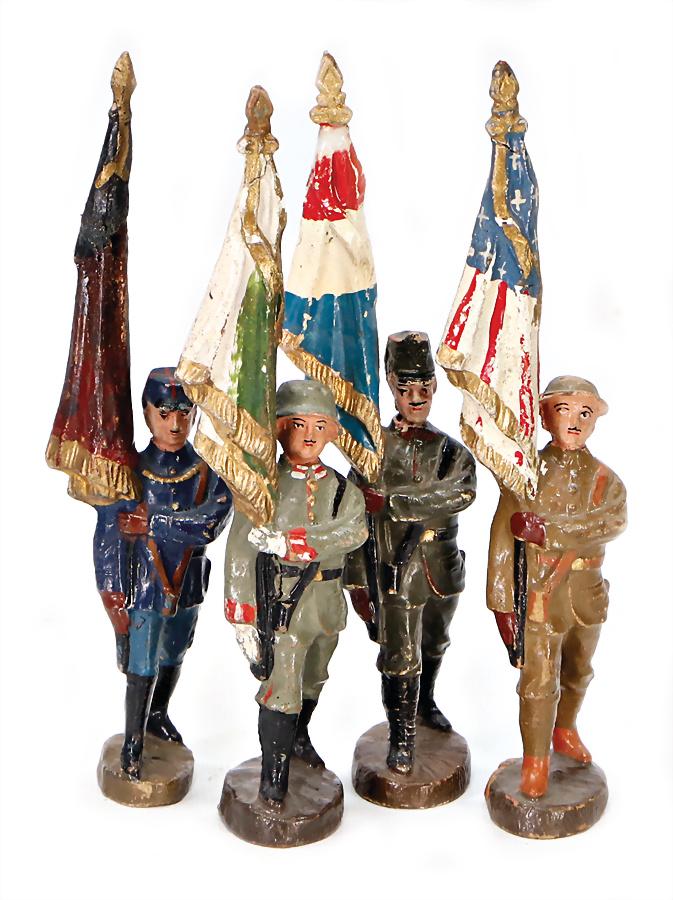 ELASTOLIN mass, 4 pieces, standard bearer, suitable for (1 of 1)