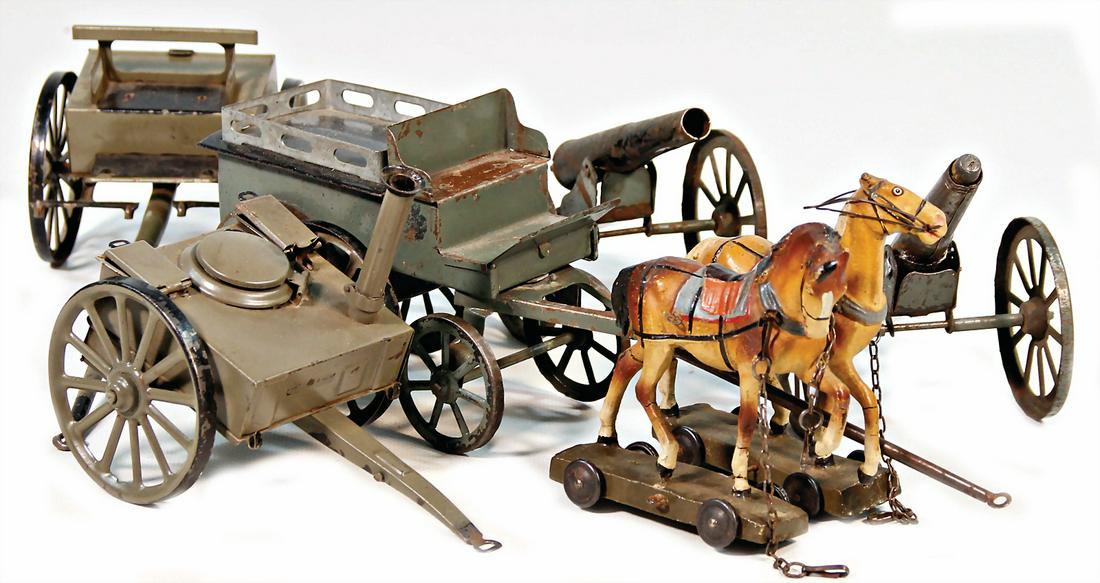 horse and cart with field kitchen, 2 draught horses, 2 (1 of 1)
