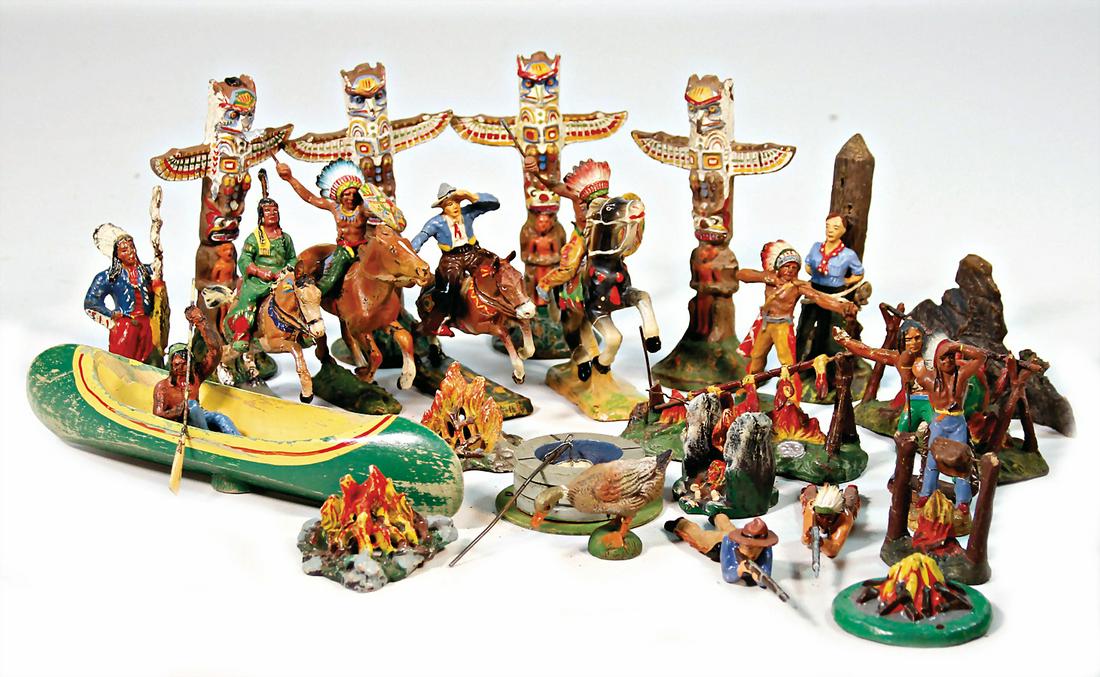 mixed lot 7-7.5 cm, trapper and  Indian, mostly (1 of 1)