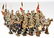 ELASTOLIN mixed lot of mass, 10.5 cm, musicians and