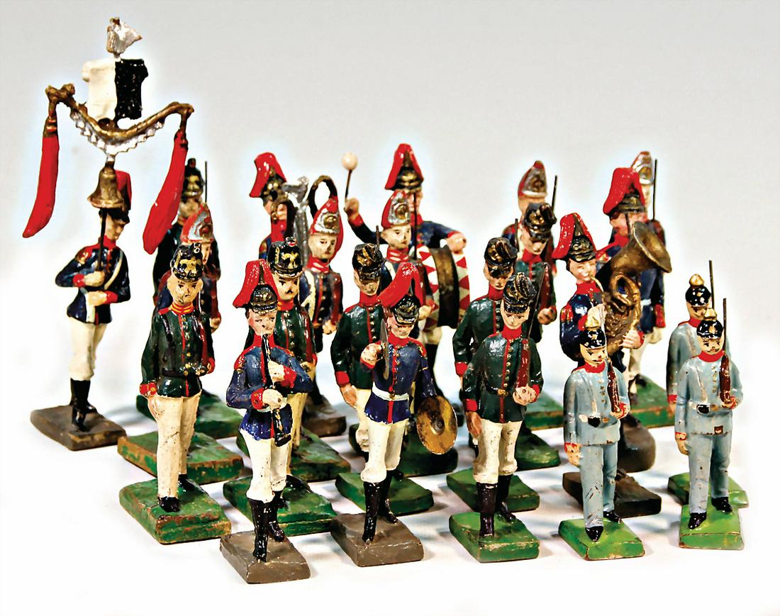 ELASTOLIN mass, 10.5 cm Friderizianer, Prussia and (1 of 1)