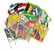 big mixed lot suitable for 10 cm, figures, flags, sheet