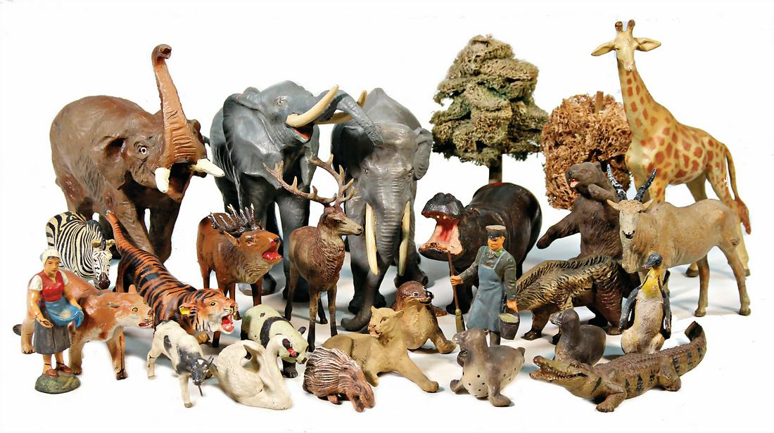 mixed lot of  mass animals, mostly ELASTOLIN and (1 of 1)