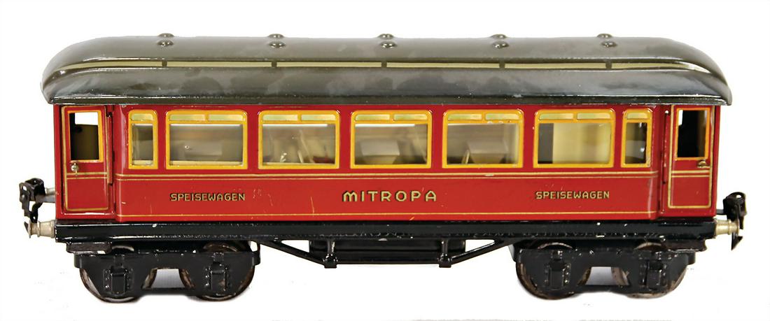 MÄRKLIN track 1, Mitropa dining car, 33.5 cm, red, with (1 of 1)