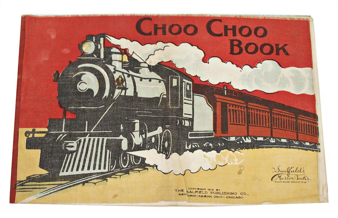 ChooChoo Book, USA, fabric (fabric picture book), 35x22 (1 of 1)
