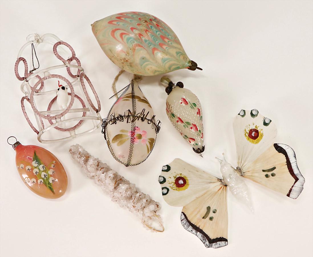 mixed lot of  Christmas tree decoration, LAUSCHA, (1 of 1)