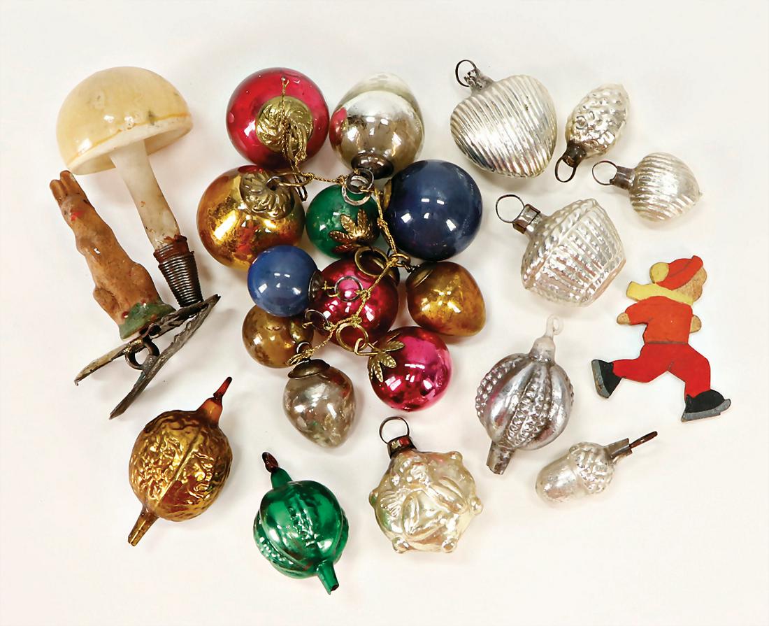 mixed lot of  Christmas tree decoration, small size, (1 of 1)