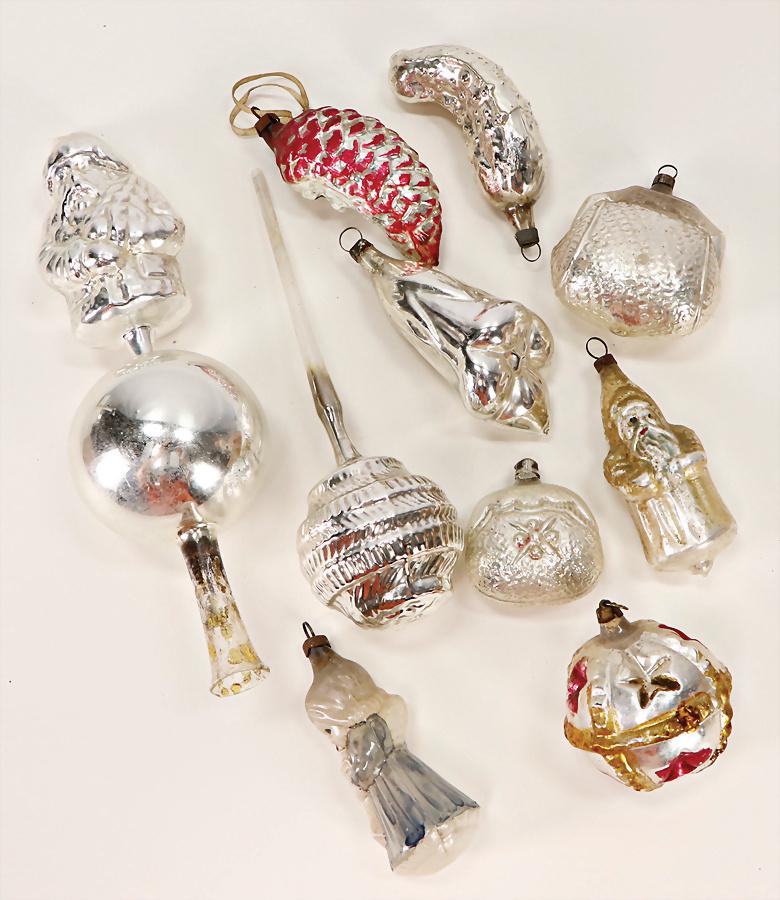 Christmas tree decoration, mirror glass, tree topper (1 of 1)