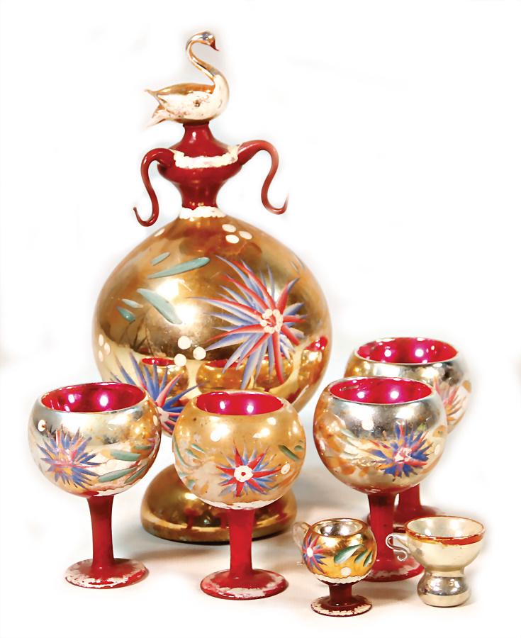 Christmas service, Christmas tree decoration, glass, (1 of 1)