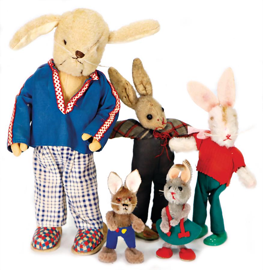 mixed lot of  hares, 11 and  18 cm, 1 hare, KERSA, 26 (1 of 1)