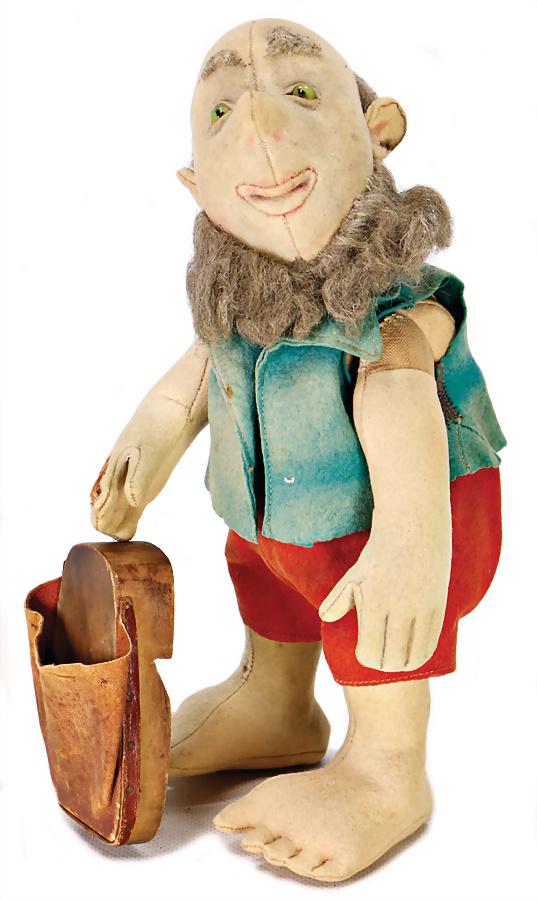 STEIFF dwarf "Snik", felt figure, jointed, jointed (1 of 1)