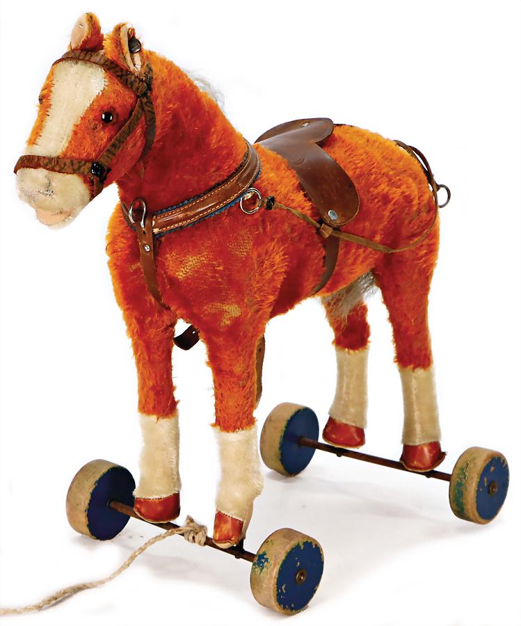 Steiff Horse On Wheels