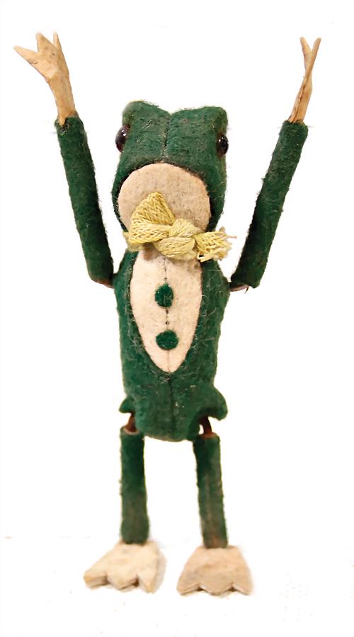 SCHUCO summersault frog, 10.5 cm, clock mechanism is (1 of 1)