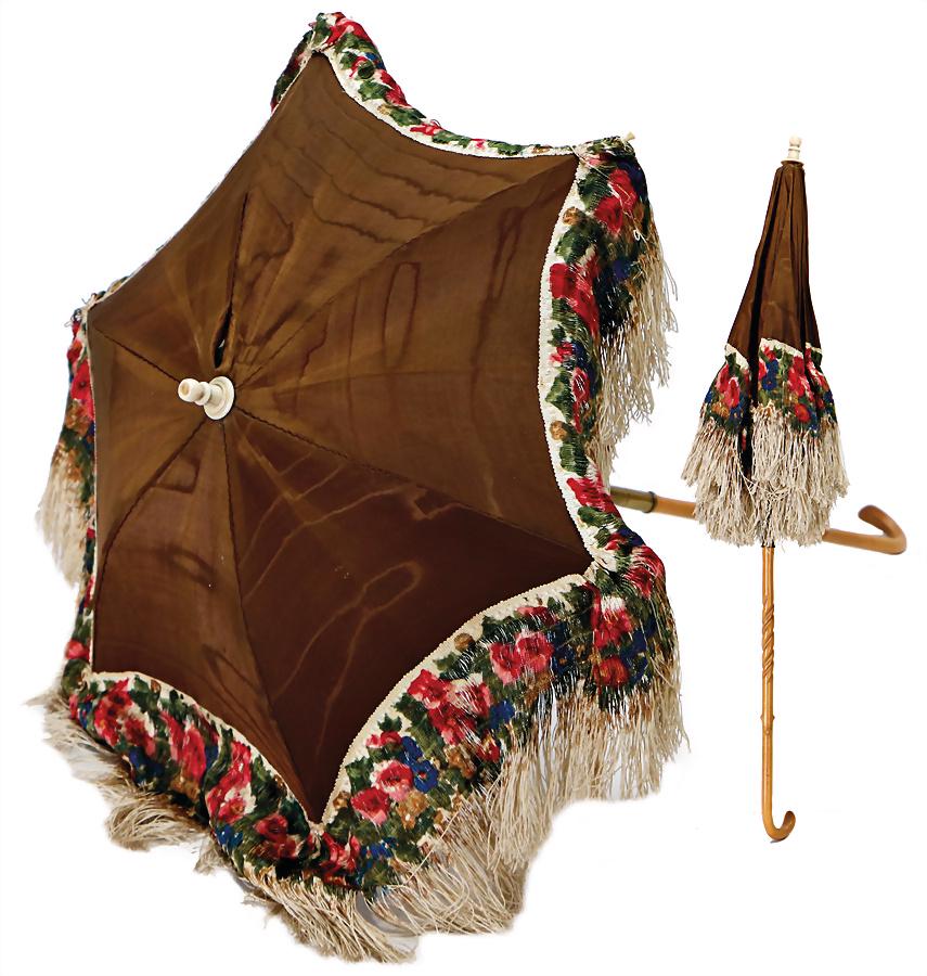 doll's umbrella for stroll, around 1870, very (1 of 1)