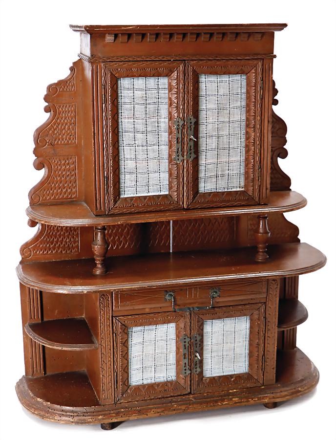 porcelain doll cabinet