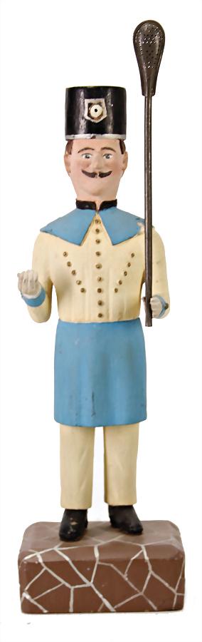 Bergmannsfigur, Holz, Bemalung später, 40 cm: Bergmannsfigur, Holz, Bemalung später, 40 cm