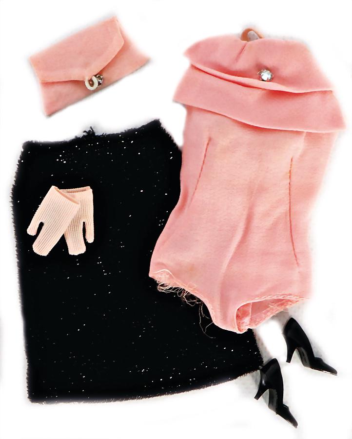 MATTEL Barbie Outfit Atelierfest bis auf Halskette (1 of 1)